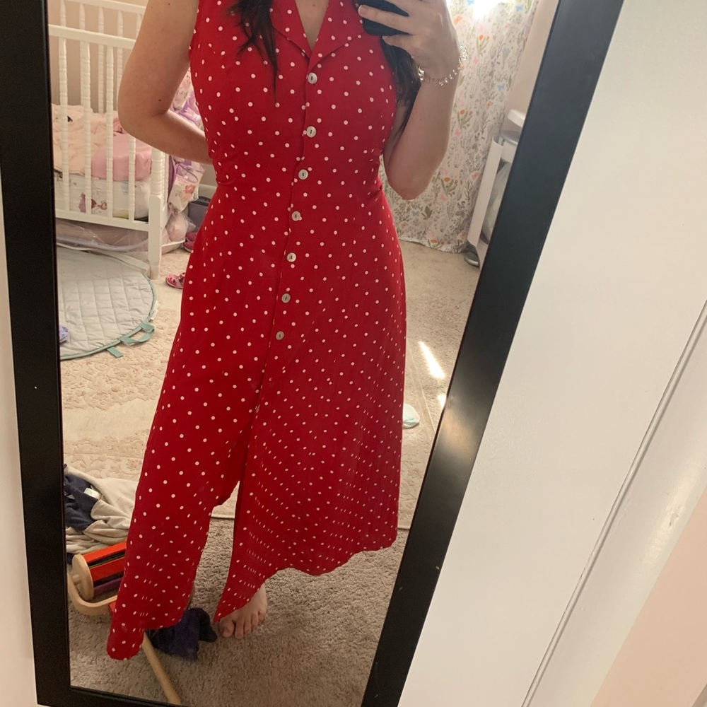 Vintage polka dot dress